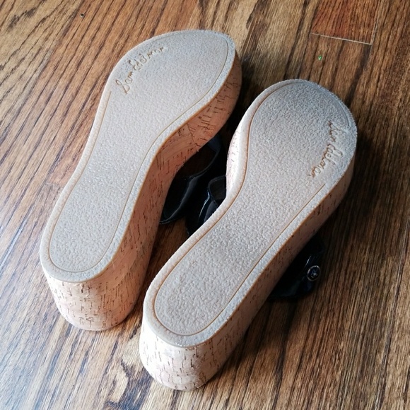 Sam Edelman Black Romy Wedges - Picture 5 of 5